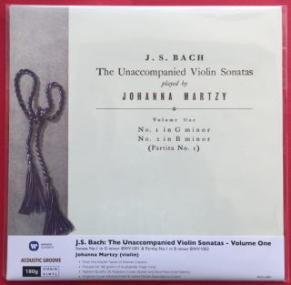 JOHANNA MARTZY - J.  S.  Bach - The Unaccompanied Violin Sonatas 1,  2 & 3 180G 33CX 4