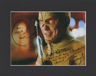 Tom Cavanagh The Flash Signed 10x8 " Mounted Autograph Photo Inc