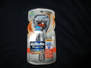 Gillette Fusion Proglide Power With Flex Ball Razor Silvertouch Fast