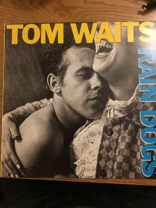 Tom Waits Rain Dogs Lp Israel Ex,  /vg,  Vinyl Rare Island First Press
