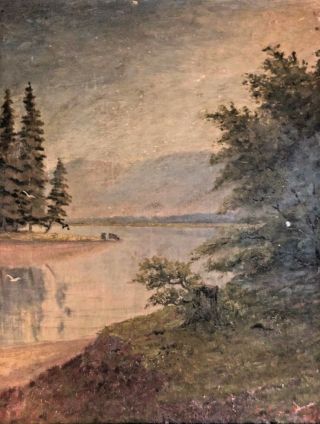 Oil Painting By Henry Deforest 1860 - 1924 Canadian Artist Landcape