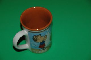 Peanuts Charlie Brown Snoopy Linus Three Pointer Basketball Ceramic Mug 14 oz 3