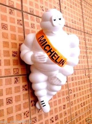 2 X17 " Limited Michelin Man Doll Figure Bibendum Advertise Tire,  Led Light