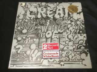 Cream Wheels Of Fire Atco Sd 2 - 700 Rare Hype Sticker Eric Clapton