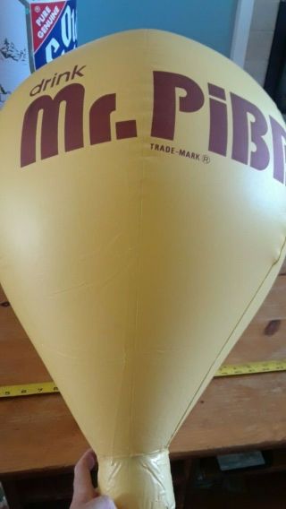 Inflatable Mr.  Pibb Hot Air Balloon - Advertising Soda Cola Promo Blow Up