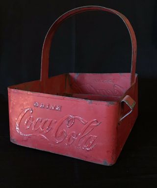 Coca Cola Stadium Vendor Carrier Metal Bottle Opener Vintage Red