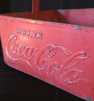 Coca Cola Stadium Vendor Carrier Metal Bottle Opener Vintage Red 2