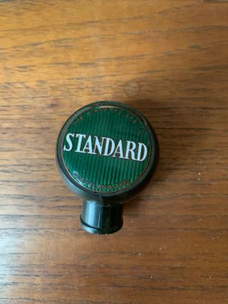 Standard Brewing Co Beer Ball Tap Knob Handle Cleveland Oh Ohio