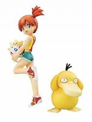 MegaHouse G.  E.  M.  Series Pokemon Misty,  Togepi,  and Psyduck Figure from Japan 3