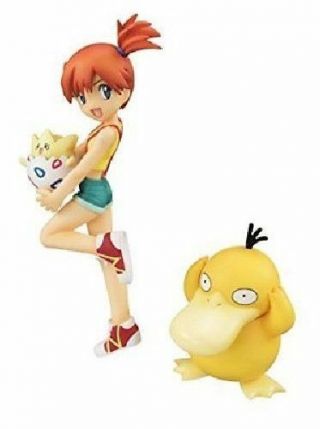 MegaHouse G.  E.  M.  Series Pokemon Misty,  Togepi,  and Psyduck Figure from Japan 4