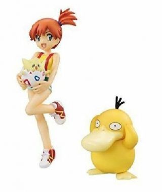 MegaHouse G.  E.  M.  Series Pokemon Misty,  Togepi,  and Psyduck Figure from Japan 6