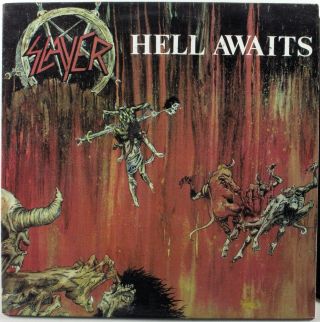 Slayer " Hell Awaits " 12 " Lp (black Vinyl) 1985