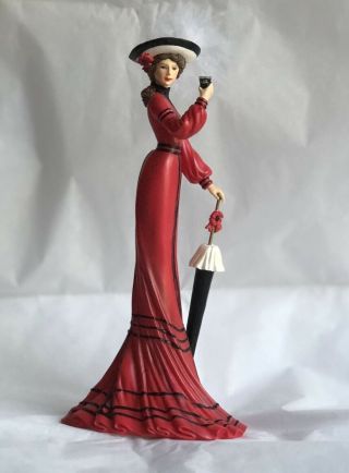Lady Elegance And Poise With Coca - Cola Elegance Col Hamilton Col Figurine
