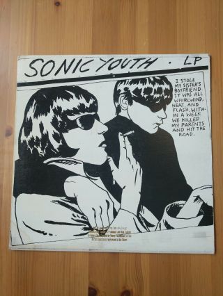 Sonic Youth Goo Lp Vinyl Promo Rare Orig 1990 Orig Dgc David Geffen 24297