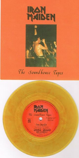 Iron Maiden - The Soundhouse Tapes (rok1) Ltd Golden Yellow Vinyl 2019 7 " Single