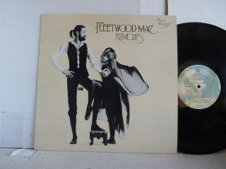 Vg,  Fleetwood Mac " Rumours " Lp & Lyric Insert (1977) 1st Press More Lps H