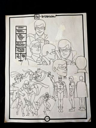 Alex Toth By Design Friends 1973 Handcrafted Pg 223 Robin