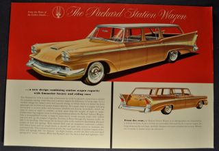 1958 Packard Station Wagon Sales Brochure Sheet 58