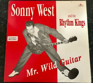 Red Vinyl Lp Album Sonny West Mr Wild Guitar Rare British Rockabilly Rock’n’roll