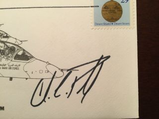 General Colin Powell Signed Operation Desert Storm FDC.  US Secretary of State 2