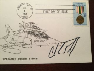General Colin Powell Signed Operation Desert Storm FDC.  US Secretary of State 3
