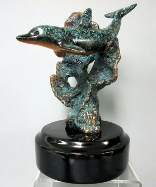 Nomad Donjo Dolphin Sculpture Dolphins 2000 Edition Figurine Statue