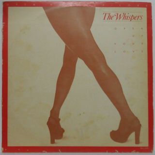 The Whispers - Open Up Your Love Lp Rare Israel Israeli Press Funk Soul Disco