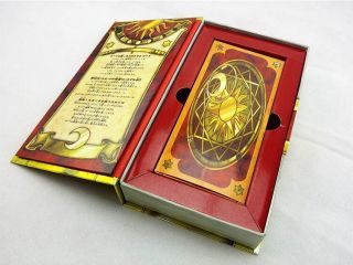 Anime 56 Piece Cardcaptor Sakura Clow Cards Set With Gold Clow Book