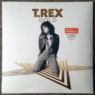 T.  Rex Gold Limited Edition 2x 180g Heavyweight 12 " Vinyl Sainsbury 