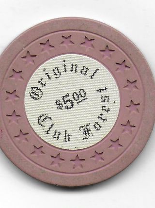 Obsolete Illegal Casino Chip Club Forest - Orleans,  La.  - Cg207141