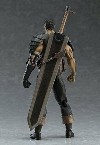 figma Berserk Guts Black Swordsman ver.  Repaint edition non - scale.  From Japan 4