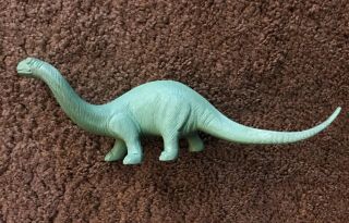 Vintage Marx Green Brontosaurus Dinosaur 1950s/60s Prehistoric Playset
