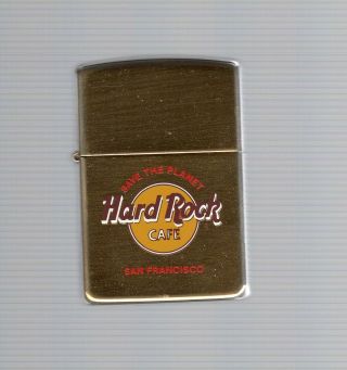 1996 Hard Rock Cafe,  San Francisco,  Zippo Lighter