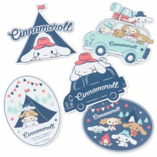 Cinnamoroll Stickers Set Camping Sanrio Kawaii F/s Mocha Cappuccino Cinnamon