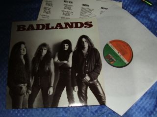 Badlands - Badlands S/t - Vinyl Lp Album 1989 (jake E Lee)