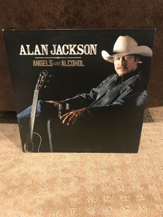 Alan Jackson Angels And Alcohol Vinyl Lp Record Out Of Production