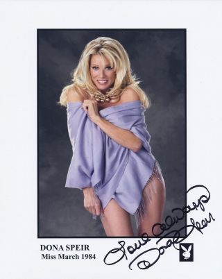 Dona Speir Playboy Playmate Sexy Signed Playboy Promo Photo