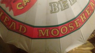MOOSEHEAD.  Canadian Lager Beer Vintage Umbrella 7
