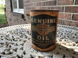Harley Davidson Motorcycle Oil Can