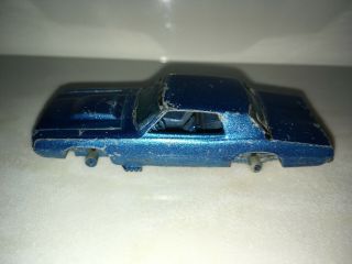 Rare Vintage 1967 Hot Wheels Custom T - Bird Blue Metallic Hood