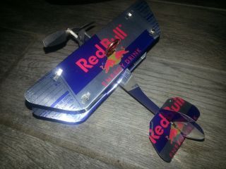 Red Bull Energy Drink Airplane Plane Made From Cans