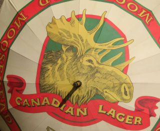 Moosehead Canadian Lager Beer Umbrella