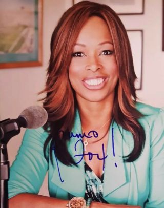 Pam Oliver Fox Sports Hand Signed 8x10 Autographed Photo W