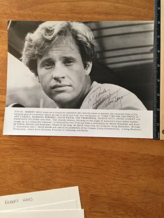 Robert Hays Hand Signed Autograph - A Collectors Must Have