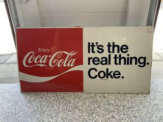 Vintage Coca Cola Metal Signs