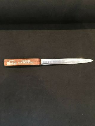 George Dickle Tennessee Sour Mash Wiskey Stainless Steel Letter Opener