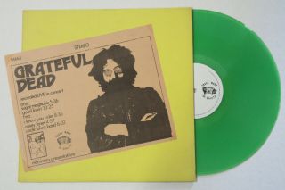 Grateful Dead Recorded Live In Concert Green Vinyl Tmoq Lp Mammary Jerry Garcia