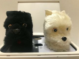 FLEISHMANN BLACK & WHITE BLENDED SCOTCH WHISKEY WESTIE DOGS POP OUT OF BOX 2