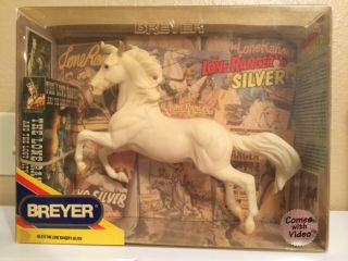 Breyer Lone Ranger’s Silver,  With Vhs Tape,  Nib,  Vintage Model