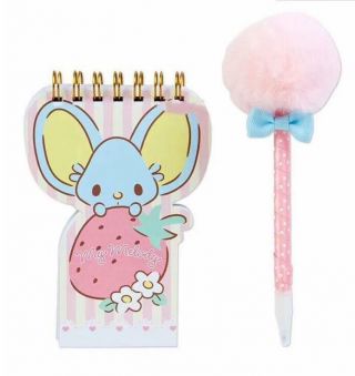 Cute My Melody Pen Holder Container Office Desktop Organizer c/w Pen Note Book 3